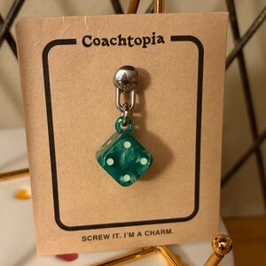 Coachtopia (Coach) Dice Bag Charm Nwot